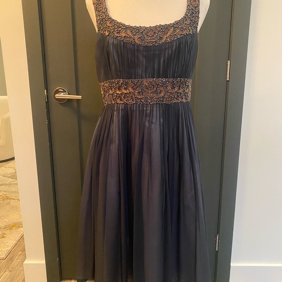 Adrianne Papell Teal Dress - Picture 2 of 6